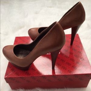 Guess Adriana 2 Brown Leather Heel